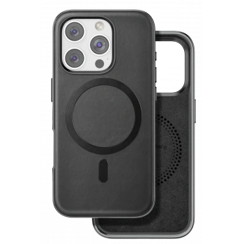 Mey İthalat®   iPhone 16 Pro Max Puskas Magsafe Kapak - Siyah