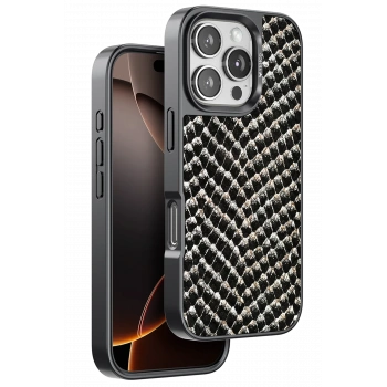 Mey İthalat®   iPhone 16 Pro Viper Kapak - Siyah