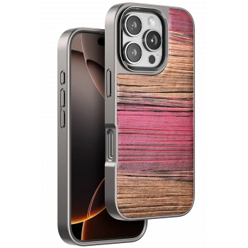 Mey İthalat®   iPhone 16 Pro Wave Kapak - Pembe
