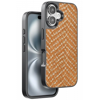 Mey İthalat®   iPhone 16 Viper Kapak - Kahverengi
