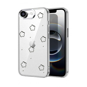 Mey İthalat®   iPhone 16E Fiyonk Desenli Kapak - Desen 8