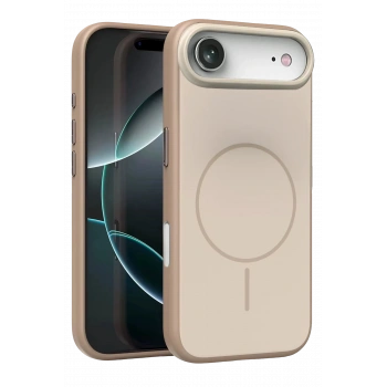 Mey İthalat®   iPhone 17 Air Neva Magsafe Kapak - Gold