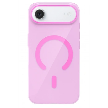 Mey İthalat® iPhone 17 Air PC Blank Magsafe Kapak - Pembe