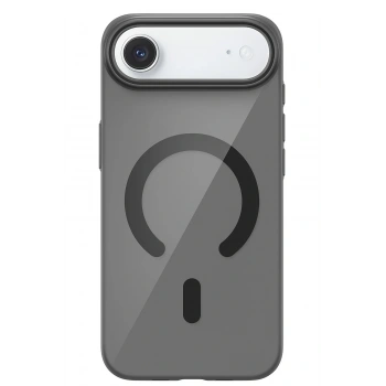 Mey İthalat®   iPhone 17 Air PC Blank Magsafe Kapak - Siyah