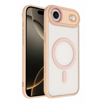 Mey İthalat®   iPhone 17 Air Terea Magsafe Kapak - Pembe