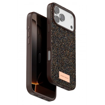 Mey İthalat®   iPhone 17 Pro Max Bright Simli Kapak - Gold