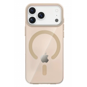Mey İthalat®   iPhone 17 Pro Max PC Blank Magsafe Kapak - Çöl Titanyum