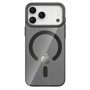 Mey İthalat®   iPhone 17 Pro PC Blank Magsafe Kapak - Siyah