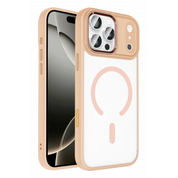Mey İthalat®   iPhone 17 Pro Terea Magsafe Kapak - Pembe