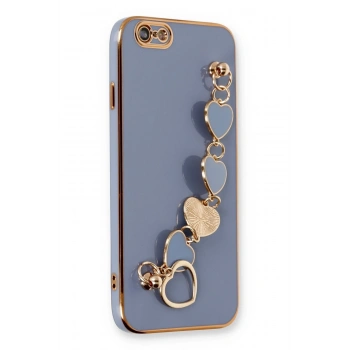 Mey İthalat®   iPhone 6 Kılıf Esila Silikon - Gri