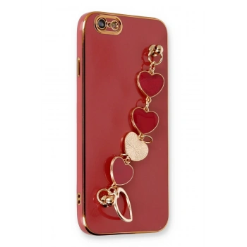 Mey İthalat®   iPhone 6 Kılıf Esila Silikon - Kırmızı