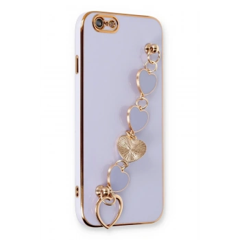 Mey İthalat®   iPhone 6 Kılıf Esila Silikon - Lila