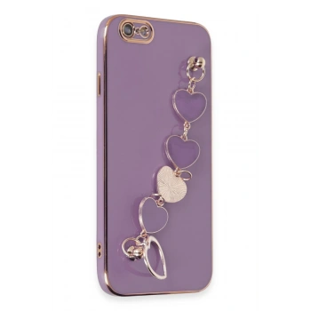 Mey İthalat®   iPhone 6 Kılıf Esila Silikon - Mor