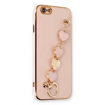 Mey İthalat®   iPhone 6 Kılıf Esila Silikon - Pudra