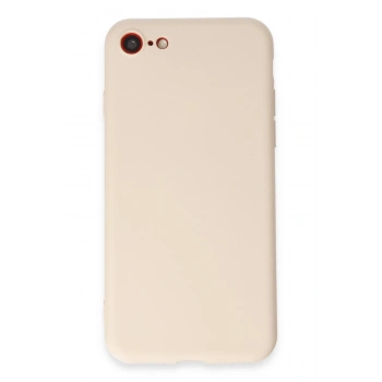 Mey İthalat®   iPhone 7 Kılıf First Silikon - Krem