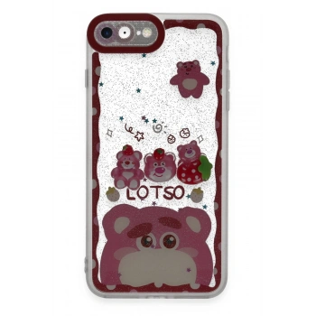 Mey İthalat®   iPhone 7 Kılıf Sweet Desenli Silikon Kapak - Pembe