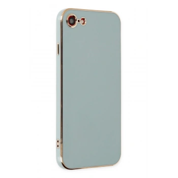 Mey İthalat®   iPhone 7 Kılıf Volet Silikon - Açık Yeşil