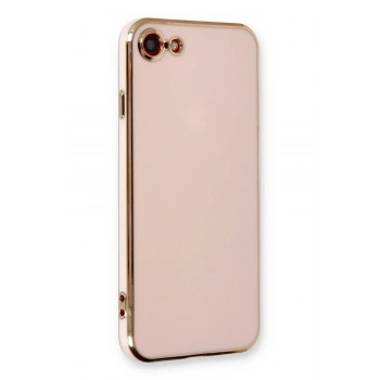 Mey İthalat®   iPhone 7 Kılıf Volet Silikon - Pembe