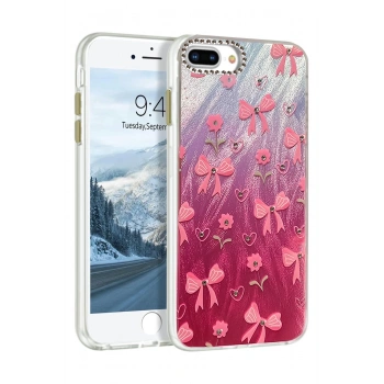 Mey İthalat®   iPhone 7 Plus Kılıf Blade Aynalı Desenli Kapak - Desen 3