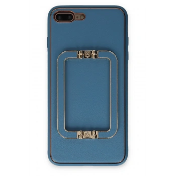 Mey İthalat®   iPhone 7 Plus Kılıf Coco Elit Kapak - Mavi