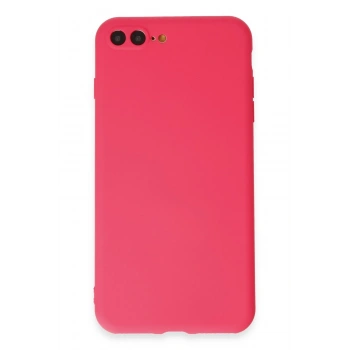 Mey İthalat®   iPhone 7 Plus Kılıf First Silikon - Pembe
