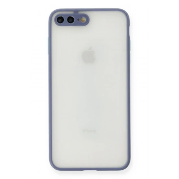 Mey İthalat®   iPhone 7 Plus Kılıf Montreal Silikon Kapak - Gri