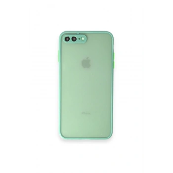 Mey İthalat®   iPhone 7 Plus Kılıf Montreal Silikon Kapak - Turkuaz