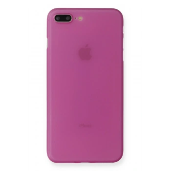 Mey İthalat®   iPhone 7 Plus Kılıf PP Ultra İnce Kapak - Pembe