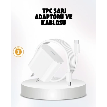 Mey İthalat® iPhone ve iPad Uyumlu 20W Güvenli USB-C Hızlı Şarj Adaptörü