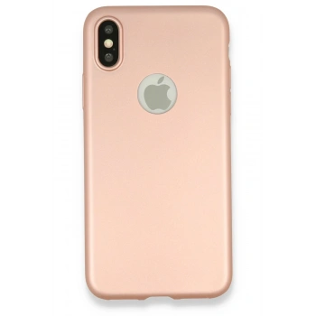 Mey İthalat®   iPhone X Kılıf First Silikon - Rose Gold
