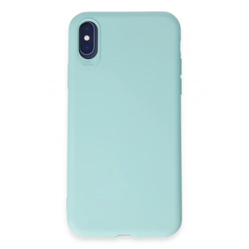 Mey İthalat® iPhone X Kılıf First Silikon - Turkuaz