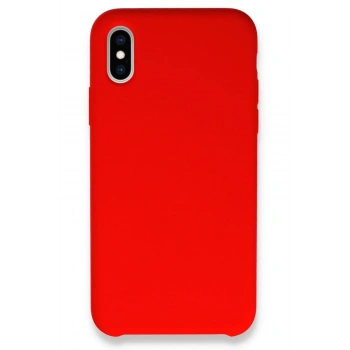 Mey İthalat®   iPhone X Kılıf Lansman Legant Silikon - Kırmızı