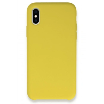 Mey İthalat®   iPhone X Kılıf Lansman Legant Silikon - Sarı