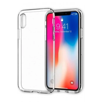 Mey İthalat®   iPhone X Kılıf Lüx Şeffaf Silikon