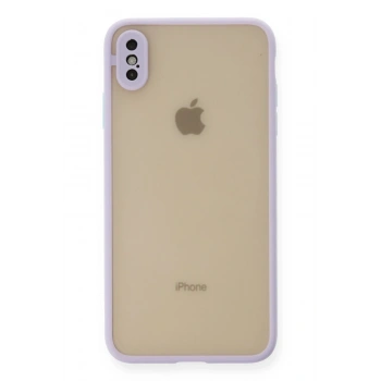 Mey İthalat®   iPhone X Kılıf Montreal Silikon Kapak - Mor