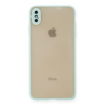 Mey İthalat®   iPhone X Kılıf Montreal Silikon Kapak - Turkuaz