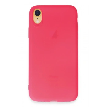 Mey İthalat®   iPhone XR Kılıf First Silikon - Pembe