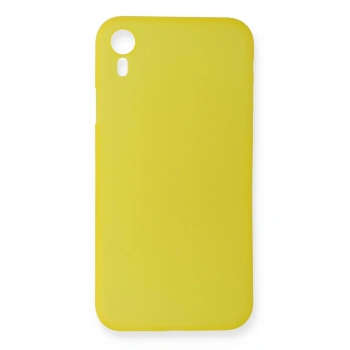 Mey İthalat®   iPhone XR Kılıf PP Ultra İnce Kapak - Sarı