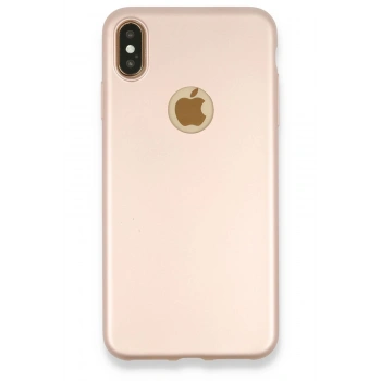 Mey İthalat® iPhone XS Max Kılıf First Silikon - Rose Gold