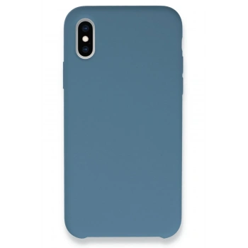 Mey İthalat®   iPhone XS Max Kılıf Lansman Legant Silikon - Açık Mavi