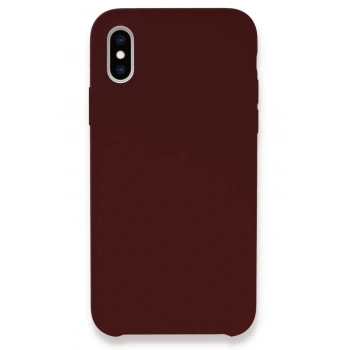 Mey İthalat®   iPhone XS Max Kılıf Lansman Legant Silikon - Bordo