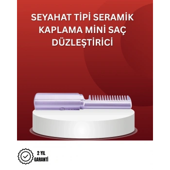 Mey İthalat® Isıtmalı Saç Düzleştirici Fırça – Kablosuz ve Hafif Tasarım