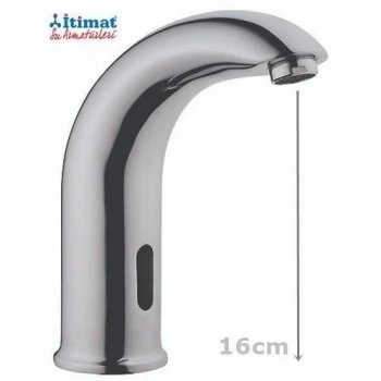 Mey İthalat® İtimat 681 Fotoselli Lavabo Bataryası Çift Su Girişli