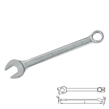 Mey İthalat® İzeltaş 0320 Kombine Anahtar 9 mm Kısa Boy
