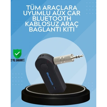 Mey İthalat® Kablosuz Bağlantı ile Müzik ve Görüşme Araç Kiti