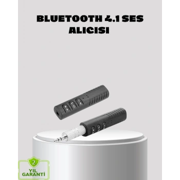 Mey İthalat® Kablosuz Bluetooth Ses Adaptörü 4.1 Teknolojili ve 10m Menzilli