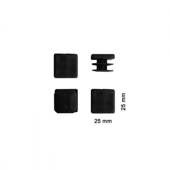 Mey İthalat® Kare Profil İç Tapa 25x25 mm 4 Adet