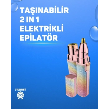 Mey İthalat® Kaş ve Yüz Epilation Aleti – Kolay Kullanımlı, Portatif Shaver USB Şarjlı
