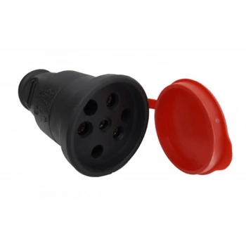 Mey İthalat® Kauçuk 380 Volt Trifaze Dişi Fiş