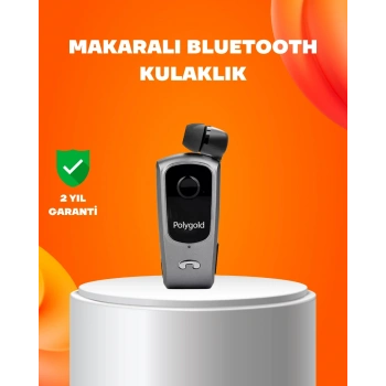 Mey İthalat® Klipsli Tasarımlı Bluetooth Kulaklık Uzun Pil Ömrü